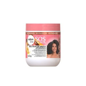 Ativador De Cachos Sos Cachos Mel E Óleo De Argan 500G – Salon Line
