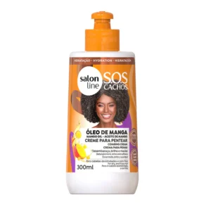 Creme para Pentear Óleo de Manga 300ml S.O.S Cachos Salon Line
