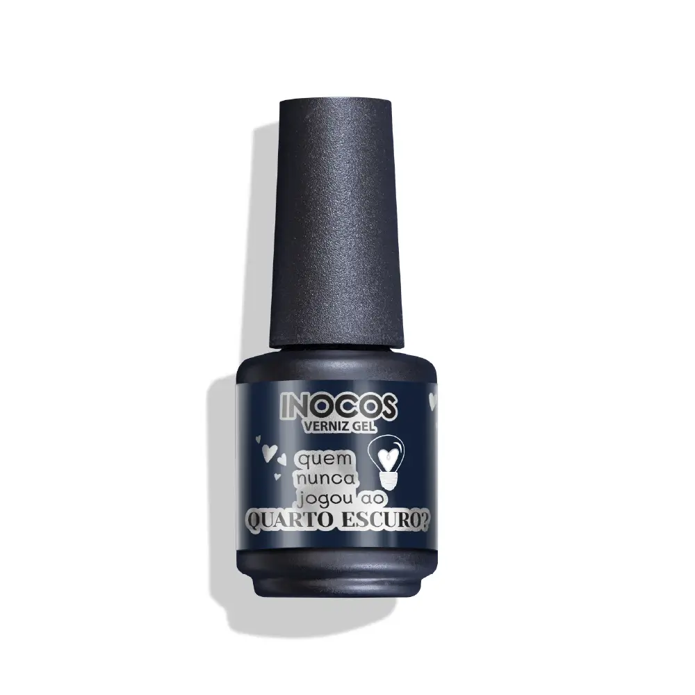 quwm Verniz Gel Quem Nunca Jogou Ao Quarto Escuro 15ml Inocos