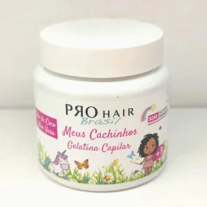 Gelatina Capilar Infantil Meus Cachinhos Óleo de Coco e Aloe Vera 500g
