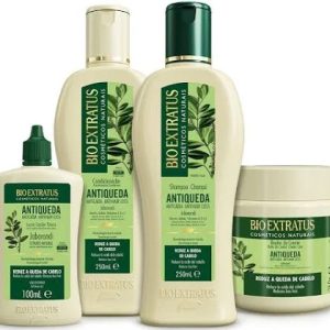 Kit Jaborandi Bio Extratus - Shampoo 250mL, Banho de Creme 250g, 1 Condicionador 250mL e Tônico 100mL