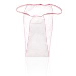 Tanga Feminina Branco Com Rosa 100 Unidades - Xanitalia