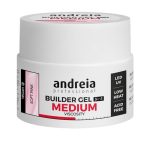 BUILDER GEL MEDIUM VISCOSITY SOFT PINK 44GR ANDREIA