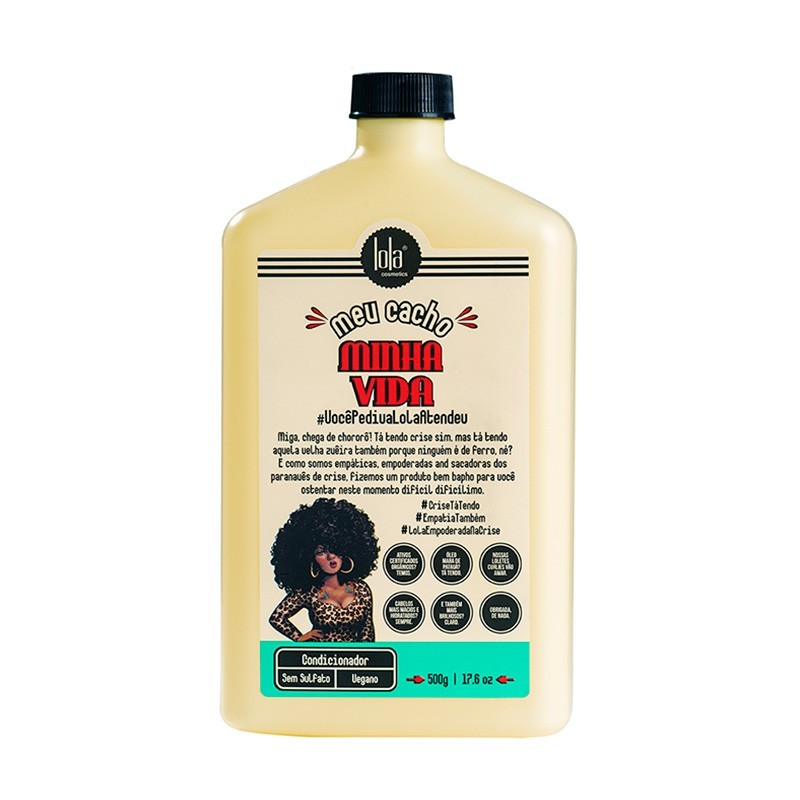 1251-CONDICIONADOR-MEU-CACHO-MINHA-VIDA-500G-LOLA Condicionador Meu Cacho Minha Vida 500g - Lola