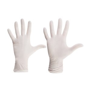LUVAS LATEX TAMANHO M SEM PÓ 100 UNIDADES
