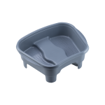 Bacia De Pedicure Com Pedestal Cinzento Dompel