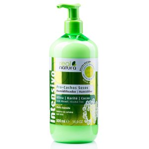 HUMIDIFICADOR PRO CACHOS SECOS OLIVA E KARITÉ 500ML REAL NATURA