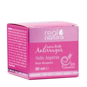 CREME DE ROSTO BABA DE CARACOL + ROSA MOSQUETA 50GR REAL NATURA
