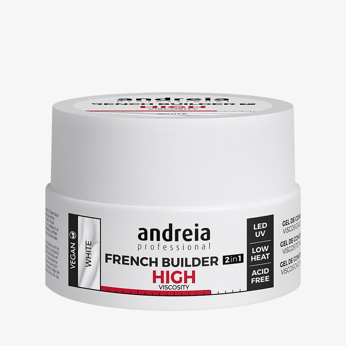 2032-FRENCH-BUILDER-HIGH-VISCOSITY-WHITE-22GR-ANDREIA FRENCH BUILDER HIGH VISCOSITY WHITE 22GR ANDREIA
