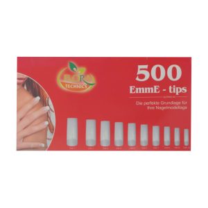 TIPS DE UNHAS 500 UNIDADES - FLORA TECHNICS