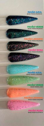 PAVÃO AZUL VERNIZ GEL 15ML INOCOS