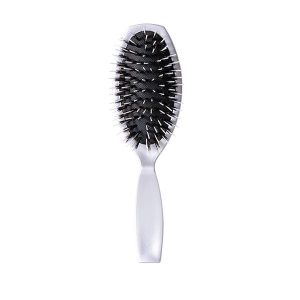 ESCOVA OVAL PARA EXTENSÕES PRATEADA BIFULL