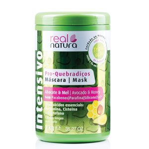 MÁSCARA PRO QUEBRADIÇOS ABACATE E MEL 1KG REAL NATURA