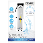 MÁQUINA DE CORTE SUPER TAPER BRANCA CORDLESS WAHL