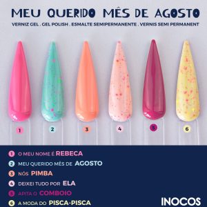 DEIXEI TUDO POR ELA VERNIZ GEL 15ML INOCOS