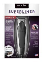 MÁQUINA DE ACABAMENTO PROFISSIONAL SUPERLINER ANDIS