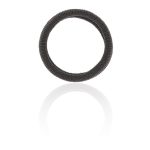 Elásticos De Cabelo Preto Pack Com 4 Unidades