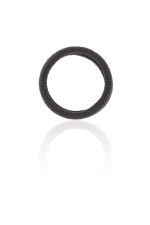 Elásticos De Cabelo Preto Pack Com 4 Unidades