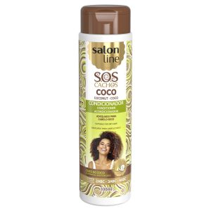 CONDICIONADOR SOS CACHOS COCO TRATAMENTO PROFUNDO SALON LINE 300ML