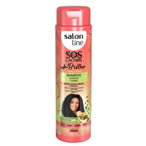 SHAMPOO SOS CACHOS + BRILHO SALON LINE 300ML