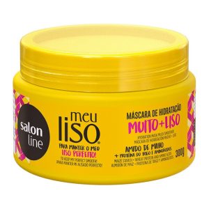MÁSCARA MEU LISO MUITO+LISO AMIDO DE MILHO SALON LINE 300G