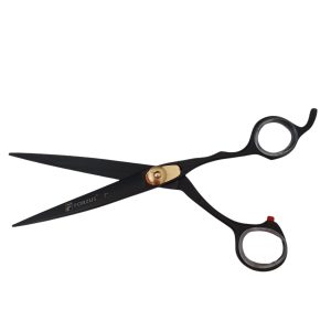 TESOURA DE CORTE PROFISSIONAL FORZUS PRETA INOX 7"