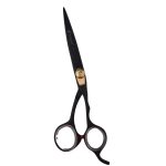 TESOURA DE CORTE PROFISSIONAL FORZUS PRETA INOX 7"
