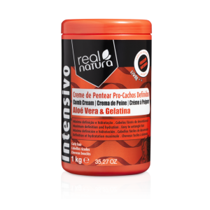 CREME DE PENTEAR PRO CACHOS DEFINIDOS 1KG REAL NATURA