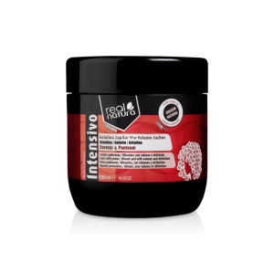 GELATINA CAPILAR PRO VOLUME CACHOS 500ML REAL NATURA