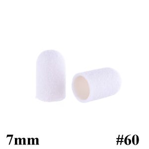 TAMPA ABRASIVA PARA PEDICURE 7MM BRANCA