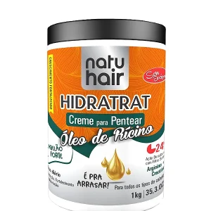 Natu Hair Creme Para Pentear ÓLeo De Rícino 1kg