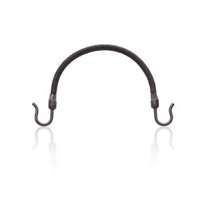 Elásticos de Cabelo com Gancho Negro – Pack de 4 Unidades