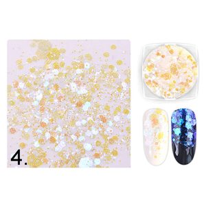 DECORAÇÃO PARA NAIL ART MOON EFFECT Nº 4