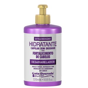 Creme Pentear Fortalecimento Desamarelador 320ml – Gota Dourada