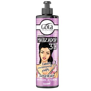 Matizador 3D Super Black 300ml – Gota Dourada