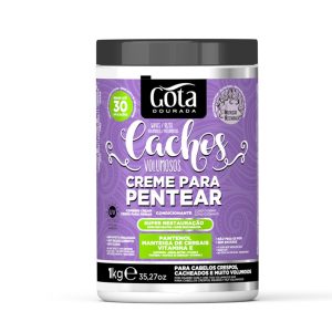Creme De Pentear Cachos Volumosos 1 Kg - Gota Dourada
