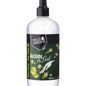 ÁLCOOL GEL TEA TREE OIL 500 ML REAL NATURA