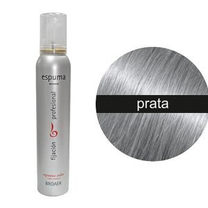 Espuma Cor Prata Broaer200 ml