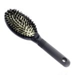 ESCOVA DESEMBARAÇADORA OVAL PRETA