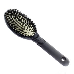 ESCOVA DESEMBARAÇADORA OVAL PRETA