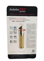 BABYLISS PRO 4ARTISTS SKELETONFX DOURADA FX7870BKE MÁQUINA DE CONTORNOS PROFISSIONAL