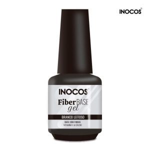 BASE FIBER GEL BRANCO LEITOSO 15ML INOCOS