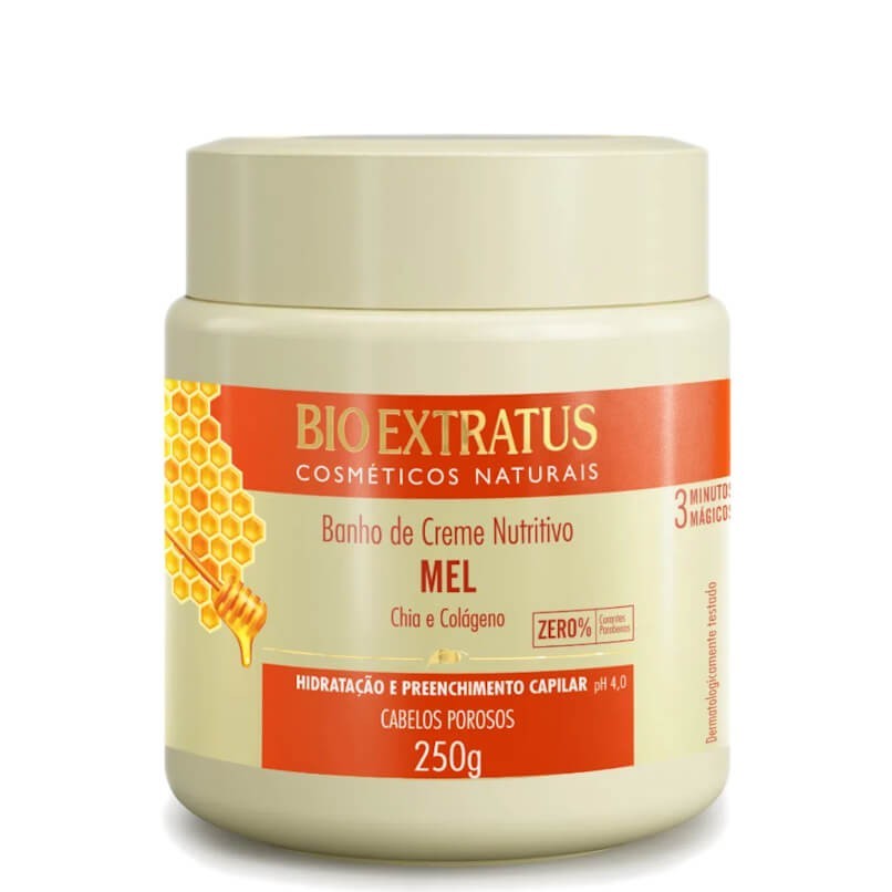 Banho de creme mel 250ml bioextratus