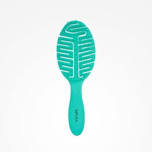 ESCOVAS ESQUELETO FOLHAS DE FLUOR TURQUESA - BIFULL