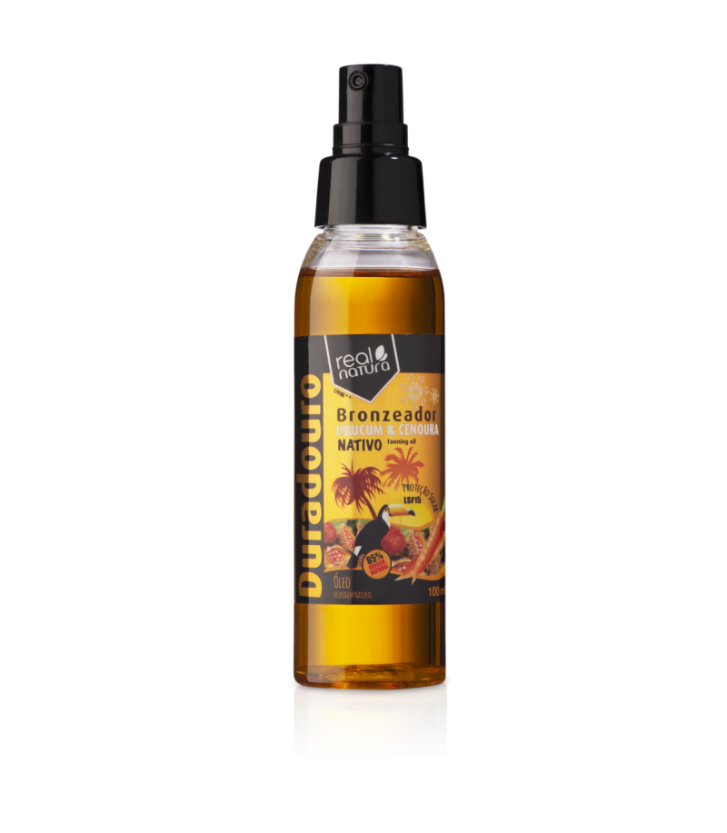 5565-OLEO-BRONZEADOR-URUCUM-CENOURA-100ML-REAL-NATURA ÓLEO BRONZEADOR URUCUM + CENOURA 100ML REAL NATURA