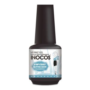 Top Coat Glitter Show Holográfico 15ml Inocos