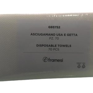 TOALHAS DESCARTÁVEIS CELULOSE 40X70CM 70 UNIDADES