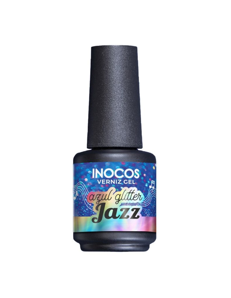 Verniz Gel Glitter Jazz 15ml - Inocos