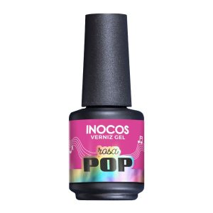 Verniz Gel Rosa Pop 15ml - Inocos