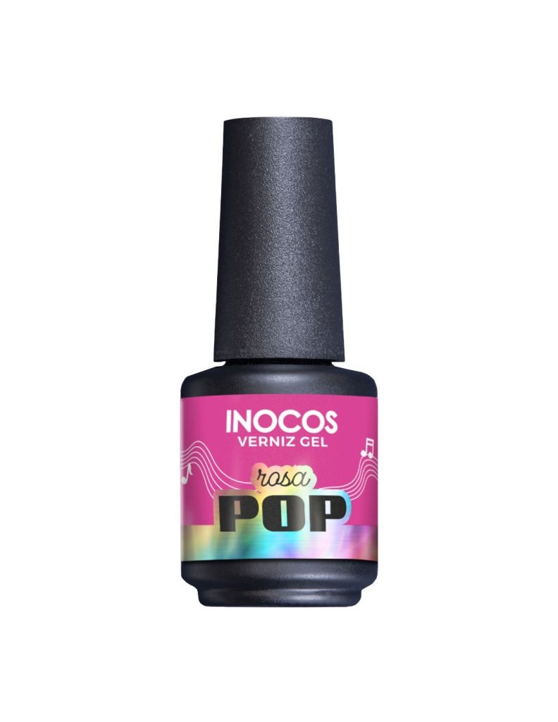 Verniz Gel Rosa Pop 15ml - Inocos